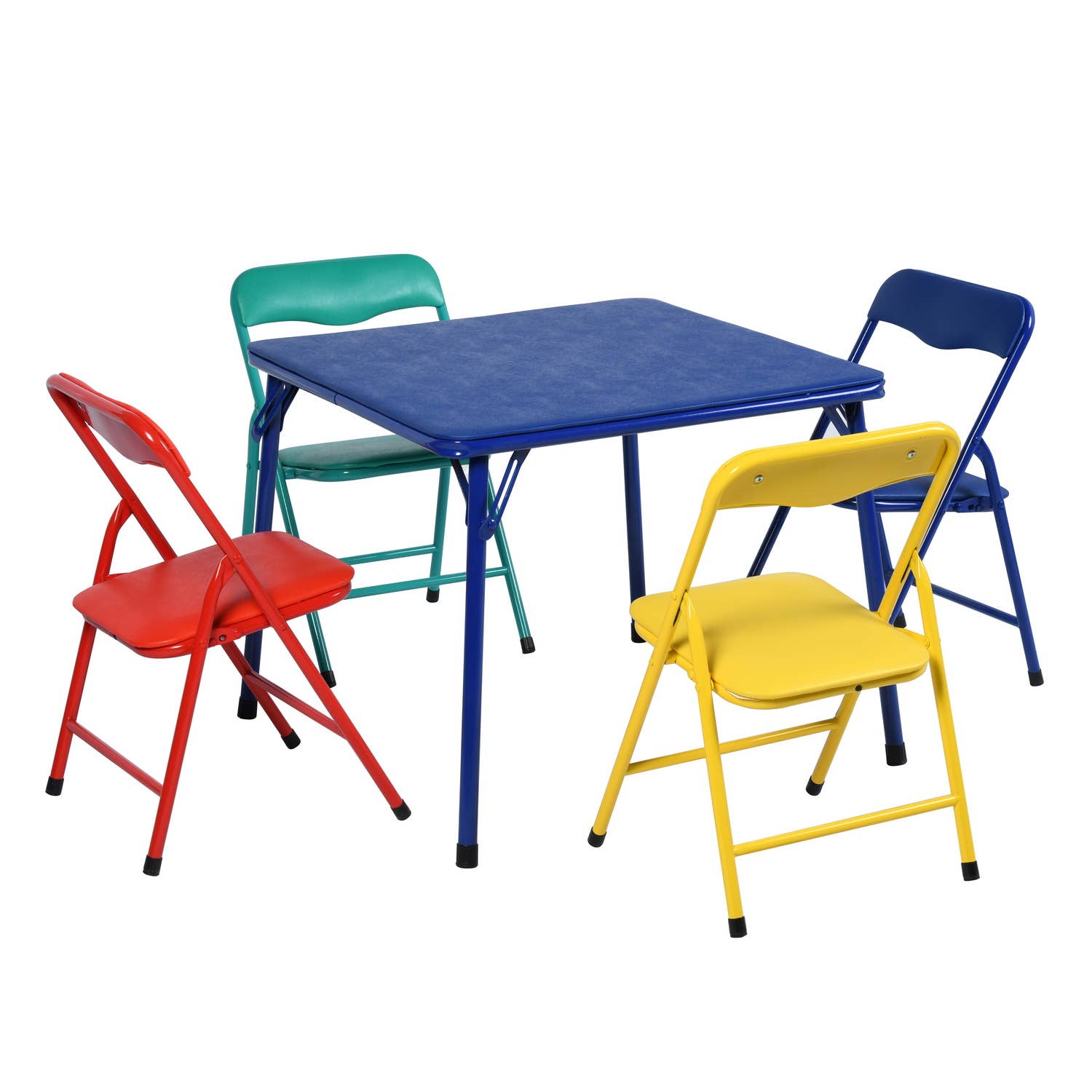 HOMYCASA DESIGN INC - Wholesale Chair - Kids - Colorful 5PCS Folding Set Table and 4 chairs for Kids0