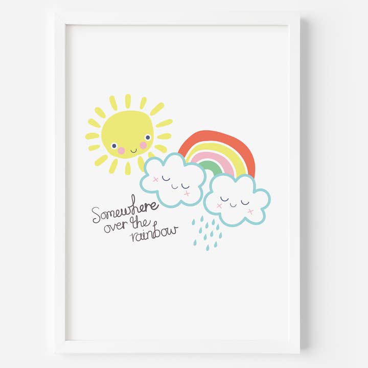 Michele Payne - Wholesale Art Print - Kids & Baby - Somewhere Over the Rainbow Art Print1
