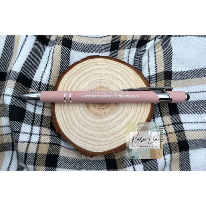 Personalized Ink Pens with Stylus for wholesale by Kari Lea & Company LLC