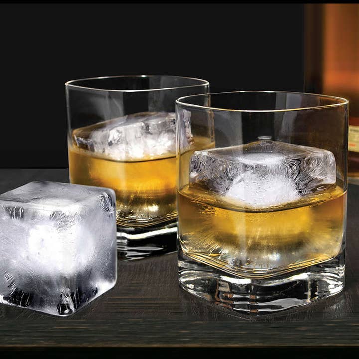 Oggi - Vendita all'ingrosso Vassoi/stampi per ghiaccio - Vaschette per Ghiaccio - Set di 2 Grandi Cubi Quadrati da 6 - Grigio8