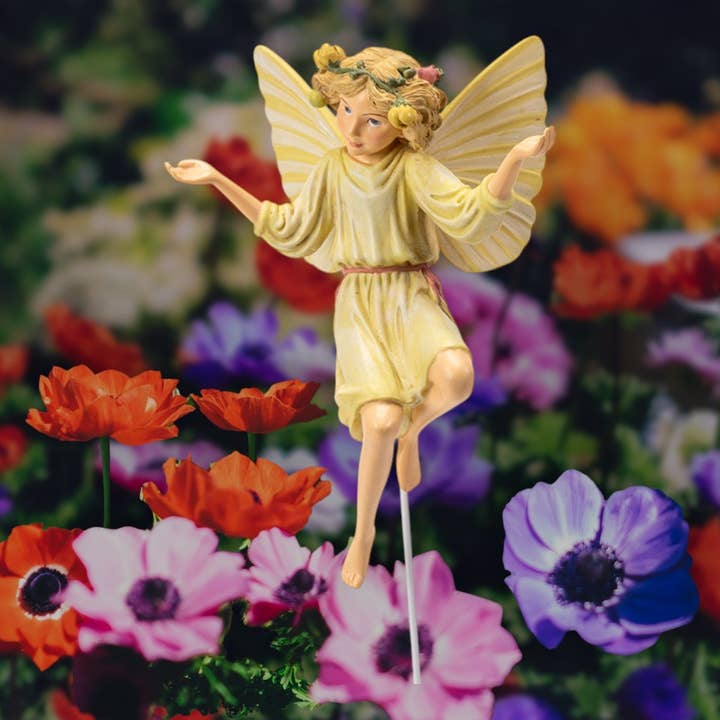 Pacific Trading - Wholesale Garden/Lawn Stake - Flower Fairy Garden Stake White Bryony