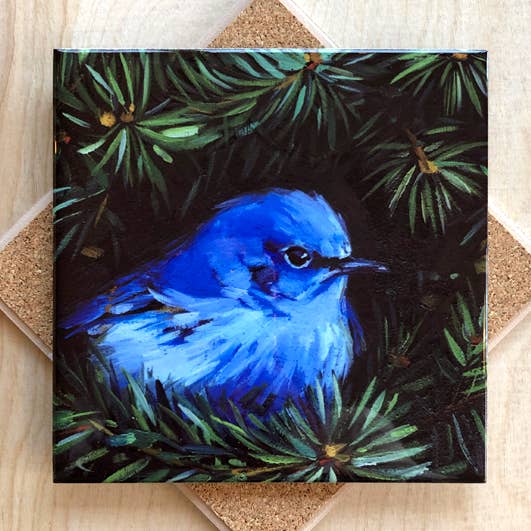 Dessous de dessous de plat Mountain pour la vente par Art by Alyssa