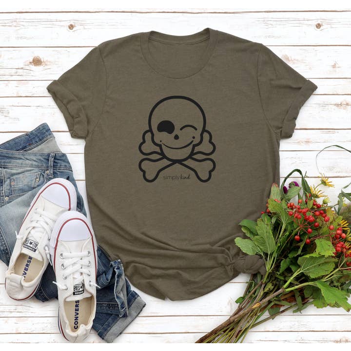 WOMEN'S "SKULLY" TEE for wholesale by Simply Kind