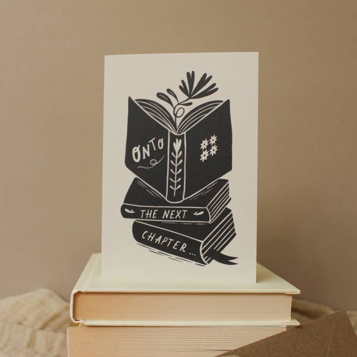 Lauren Marina - Wholesale Everyday greeting card - 'Onto The Next Chapter...' Thoughtful Card1