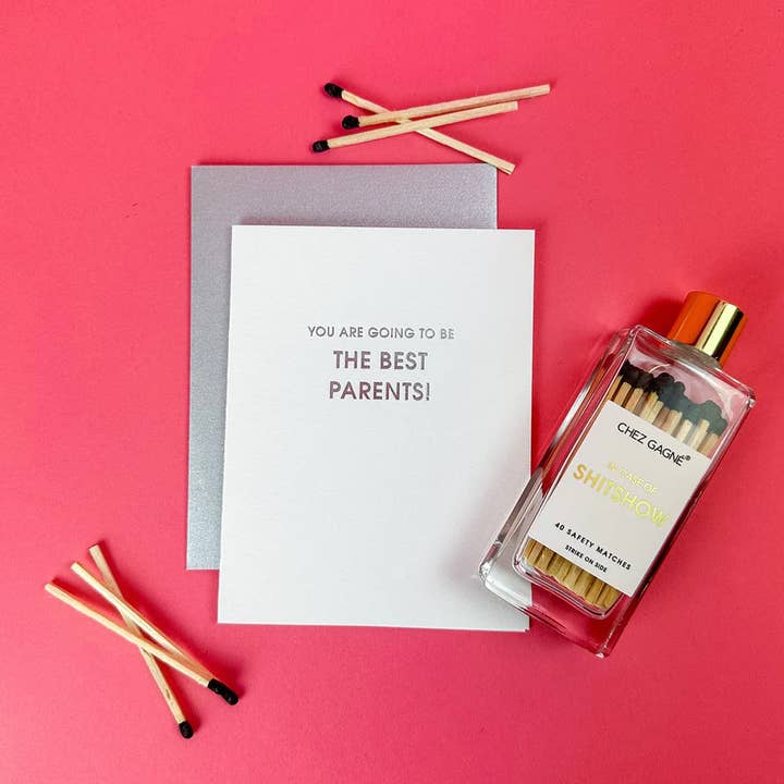 Chez Gagné – Engroshandel Babykort – I bliver de bedste forældre - Kort til nye forældre/baby3