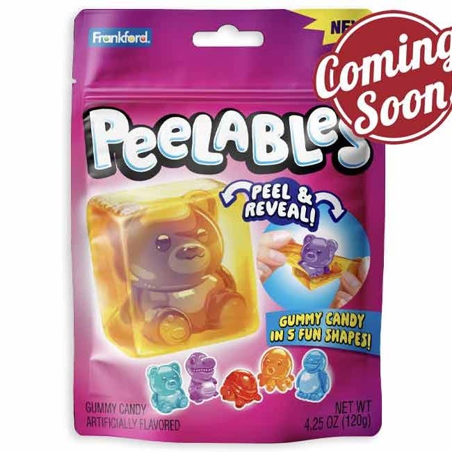 Long Island Candy Factory - Wholesale Gummy - Frankford Peelables Peel & Reveal Gummy Candy 4.25 ox 9 ct