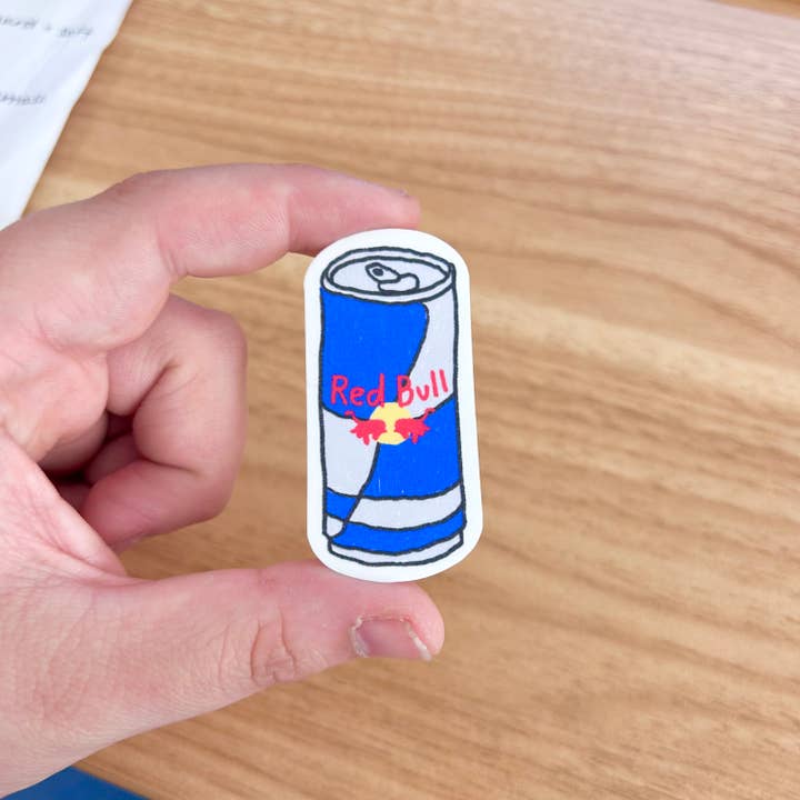 Happyish Brand – wholesale Telefon- och laptopklistermärken – Redbull Sticker - Energidrycker - Klistermärken för bärbara datorer