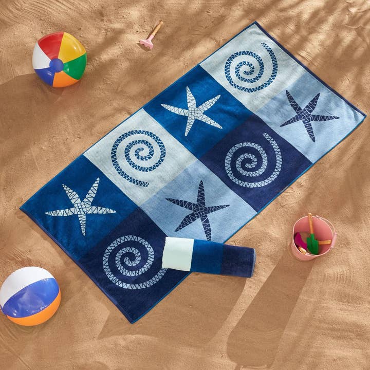 BH Collective - Wholesale Beach Towel - Beach Towels - 100% Cotton Jacquard, 2pk - Playa Collection37