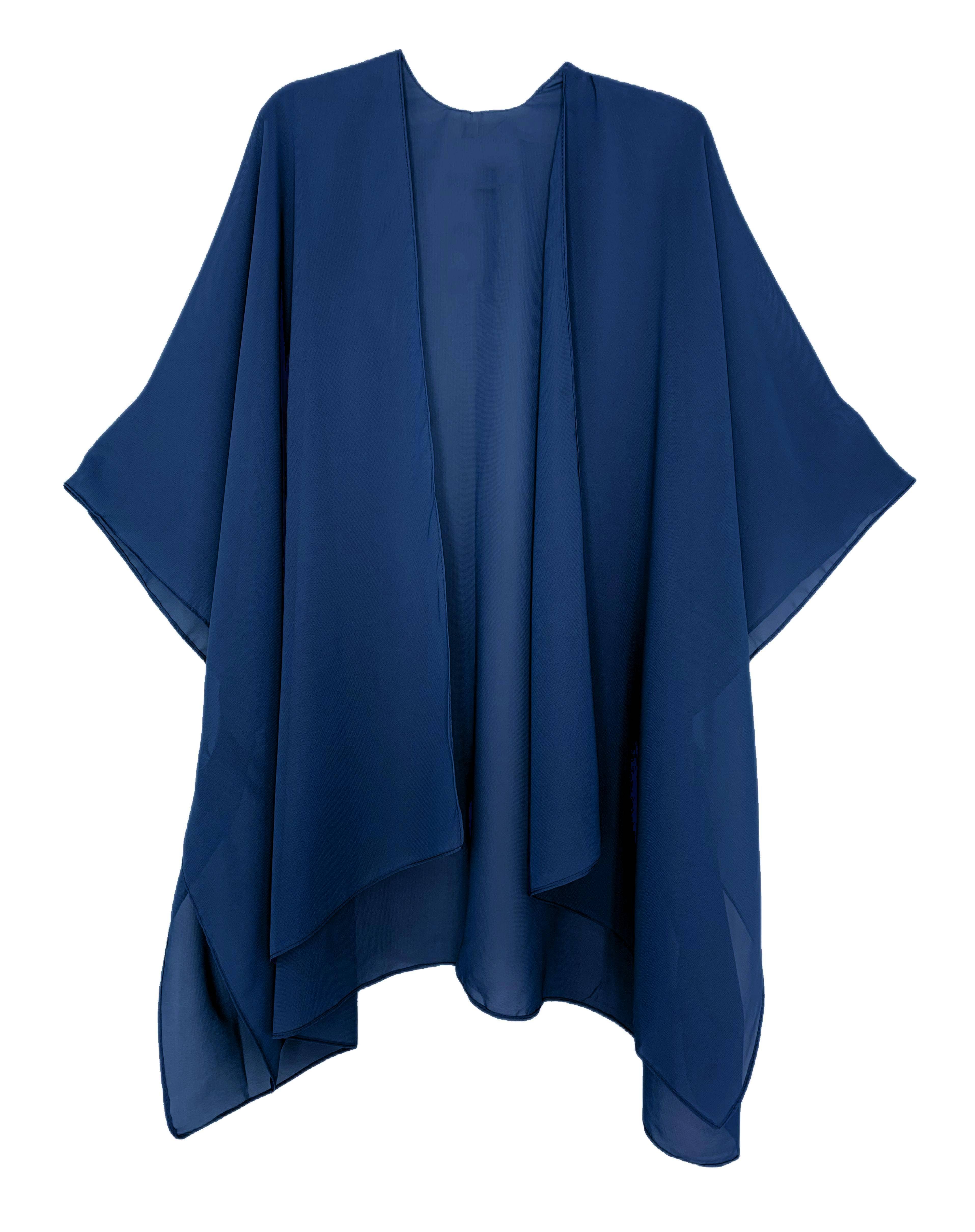 JC Sunny Fashion - Wholesale Kimono - Women's - 24 Colors--JC071034 Solid Color Lightweight Cover-Up/Kimono22