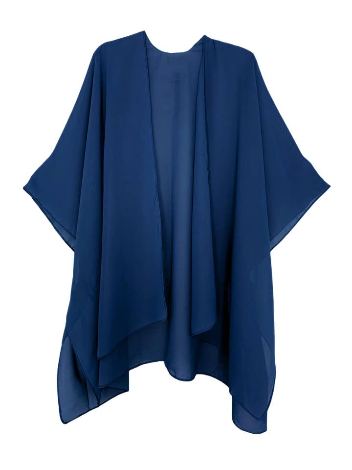 JC Sunny Fashion – wholesale Kimono - Dam – 24 färger--JC071034 enfärgad lättviktsöverdrag/kimono22