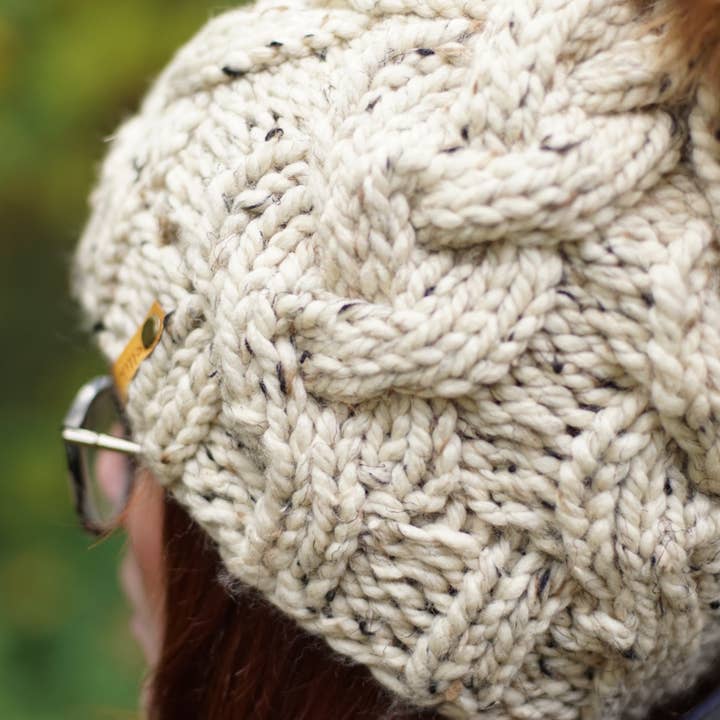 Ellikin Knits - Wholesale Beanie - Women's - Monster Cables Beanie in Kale