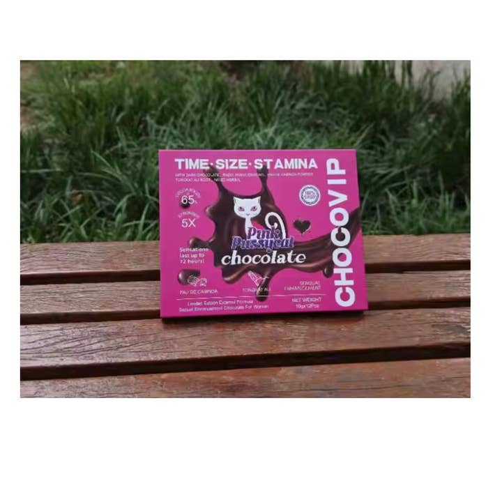 Herbal Honey – wholesale Chocolate bar – Rhino Choco Pink Cat 12CT Pack