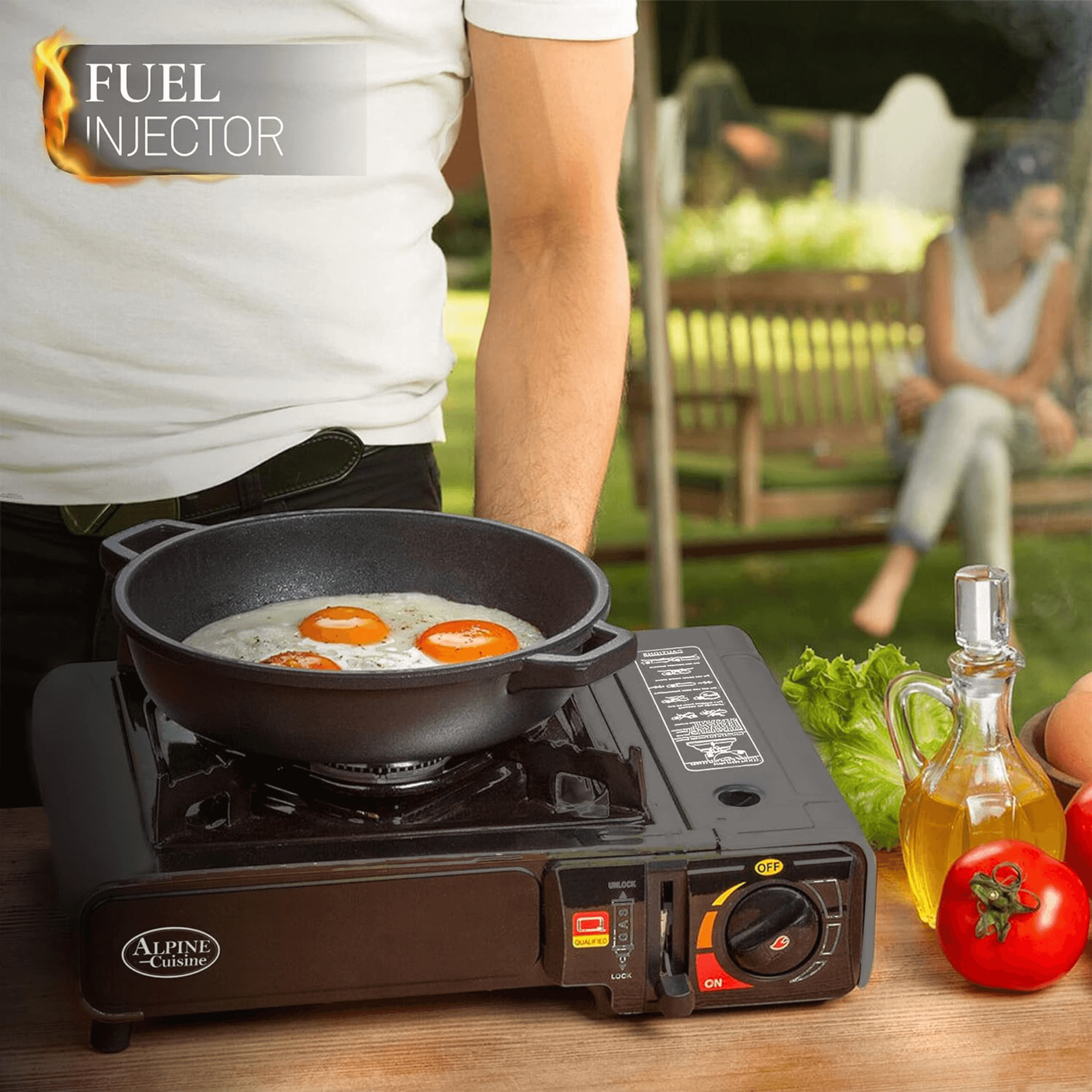 JupiterGear Home - Wholesale Countertop Burners - Alpine Cuisine Lightweight Portable Gas Stove5