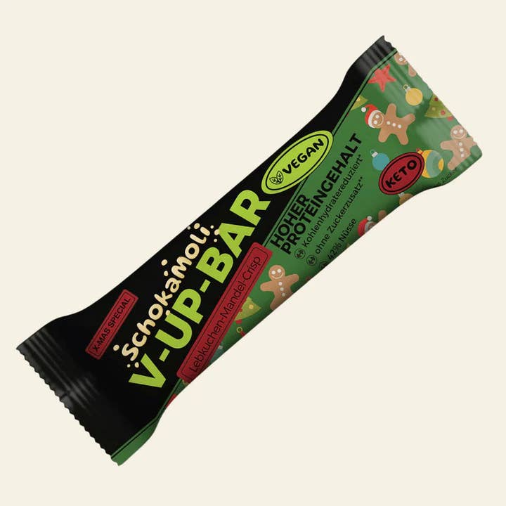 V-UP-BAR Lebkuchen al mandorle per la vendita all'ingrosso da parte di Schokamoli