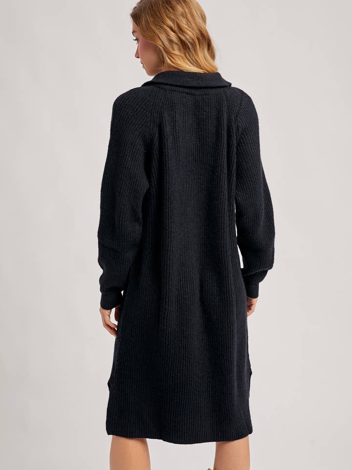 Bluivy - Wholesale Dress - Women's - QUARTER ZIP SWEATER DRESS27