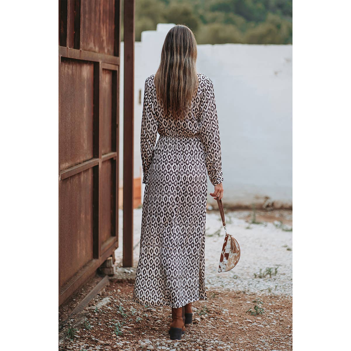 Grey Isla Bonita By SIGRIS Long Midi Dress Kiev for wholesale on Faire1