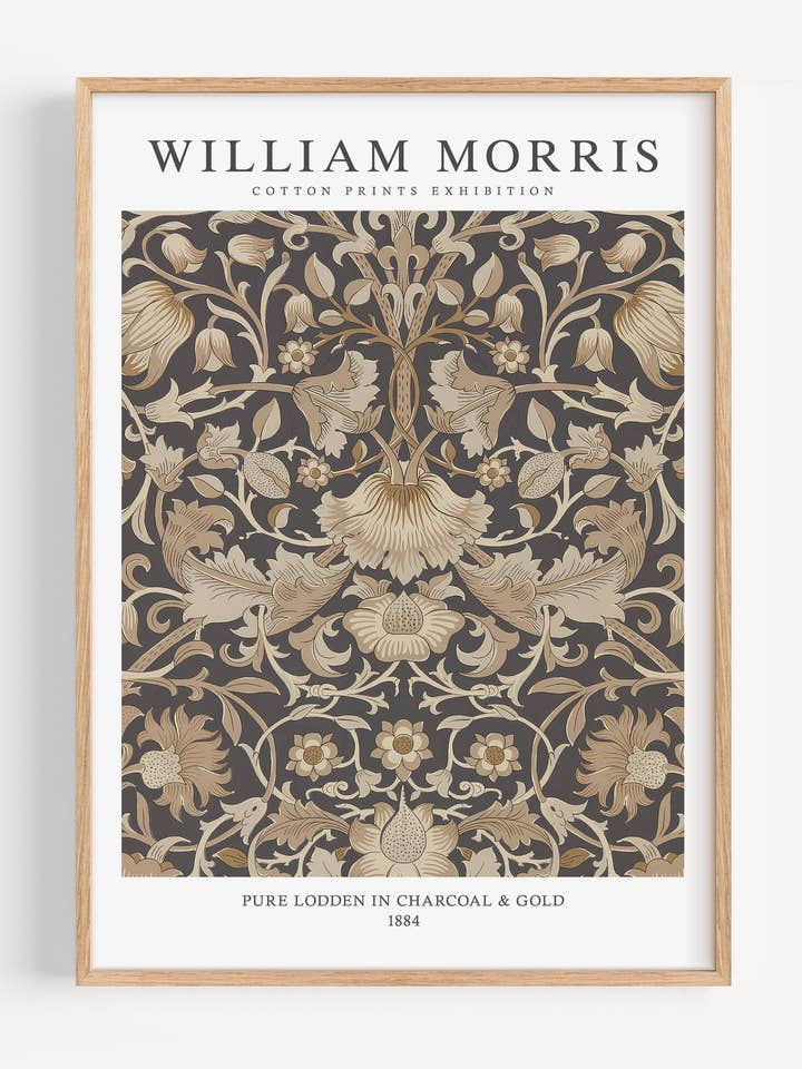 William Morris Pure Lodden I3-98 voor wholesale door Peardrop Prints