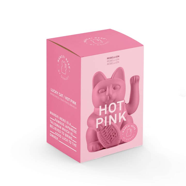 DONKEY - Wholesale Decorative Figurine - Glückskatze | Knallpink1