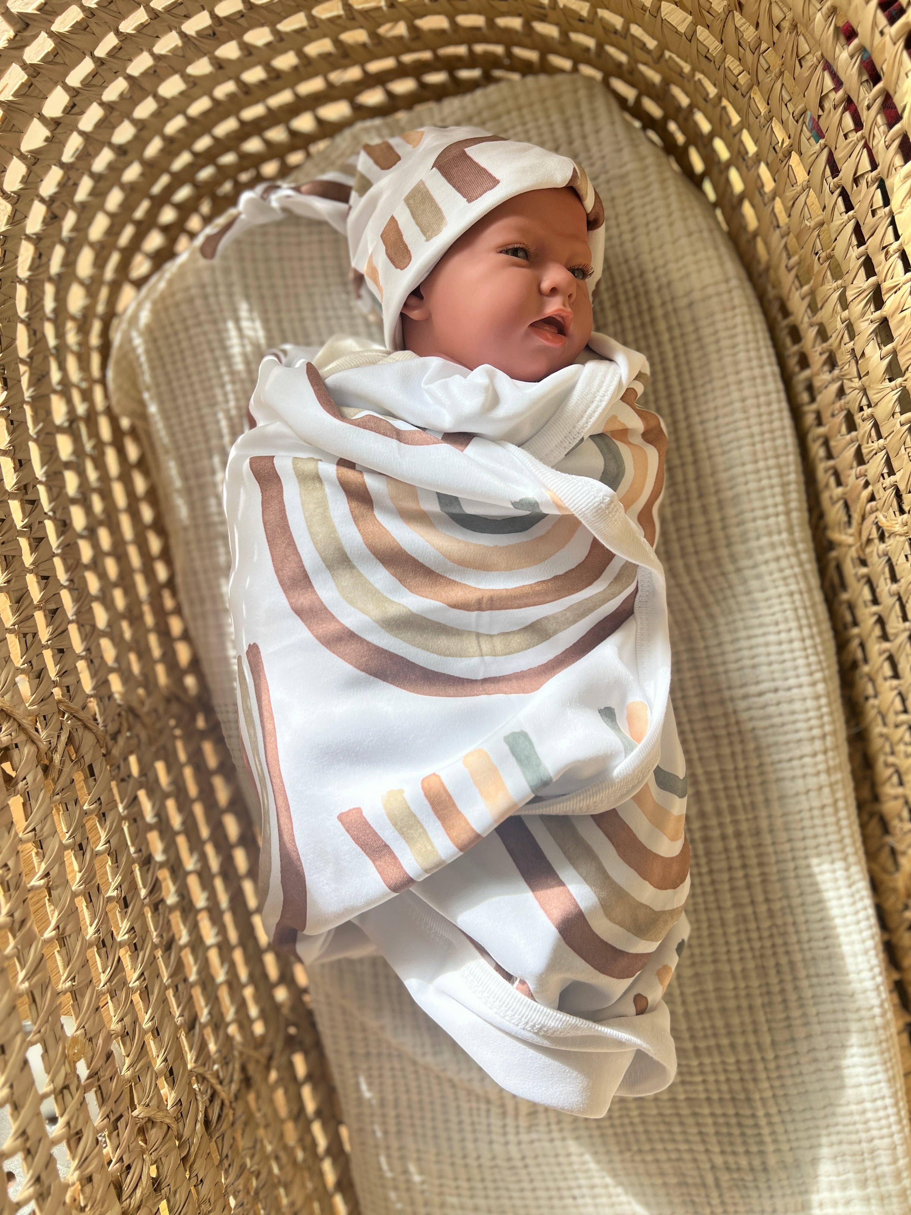 Babylissima - Wholesale Swaddle Set - Baby - Skin to Skin: Copertina & Capellino6