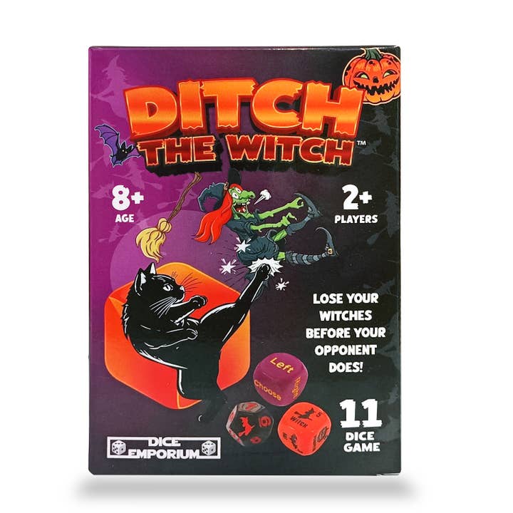 Dice Emporium LLC - Wholesale Board Game - Ditch the Witch Dice Game1