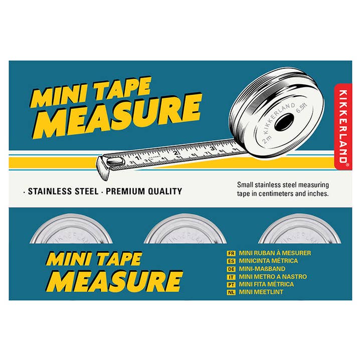 Kikkerland Design Inc - Wholesale Measuring Tape - Mini Tape Measure