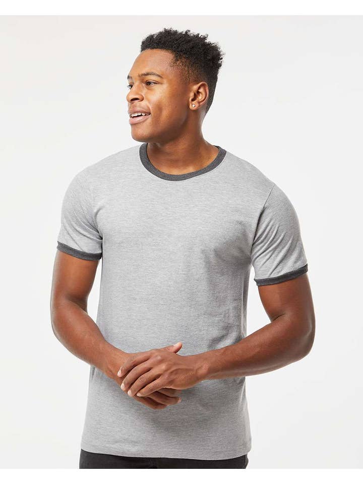 Lucky Avocado - Wholesale T-shirt – men's - Unisex Fine Jersey Ringer T-Shirt8