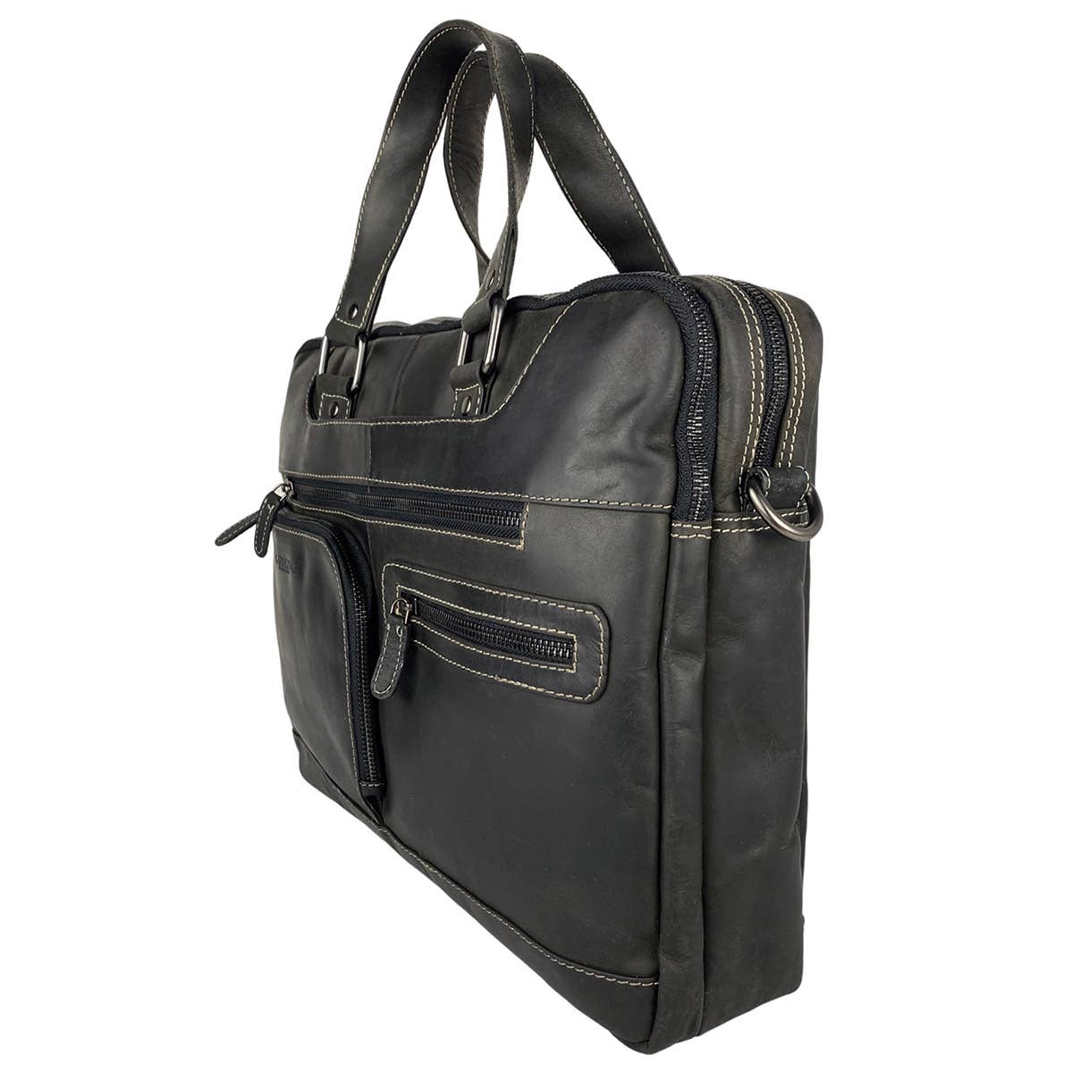 Arrigo – Großhandel Laptoptasche – Unisex – Arrigo Buffalo-Leder Aktentasche für Laptop 15,6 Zoll – 3 Farben15