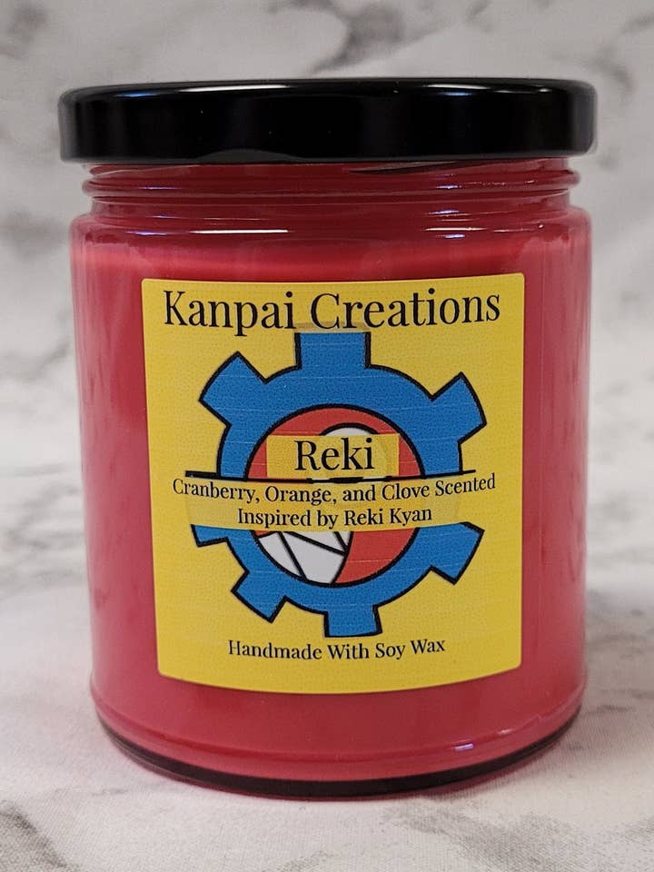 Vela Reki inspirada en el anime de arándanos, naranja y clavo para venta al por mayor de Kanpai Creations