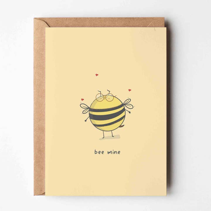 Bee Mine Greeting Card for wholesale by Richard Darani