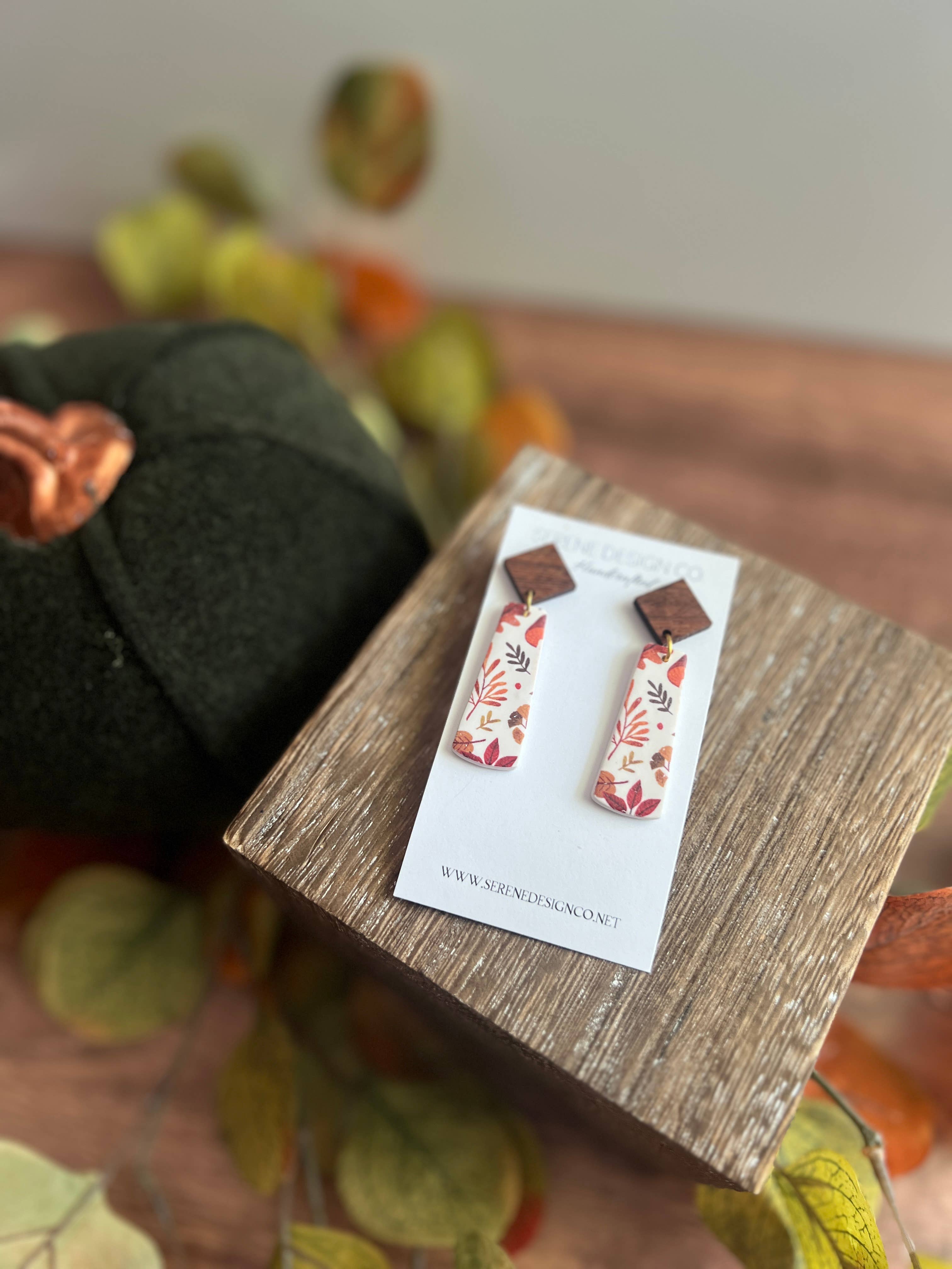 Serene Design Co. - Wholesale Dangle Earrings - Fall Foliage Earrings1