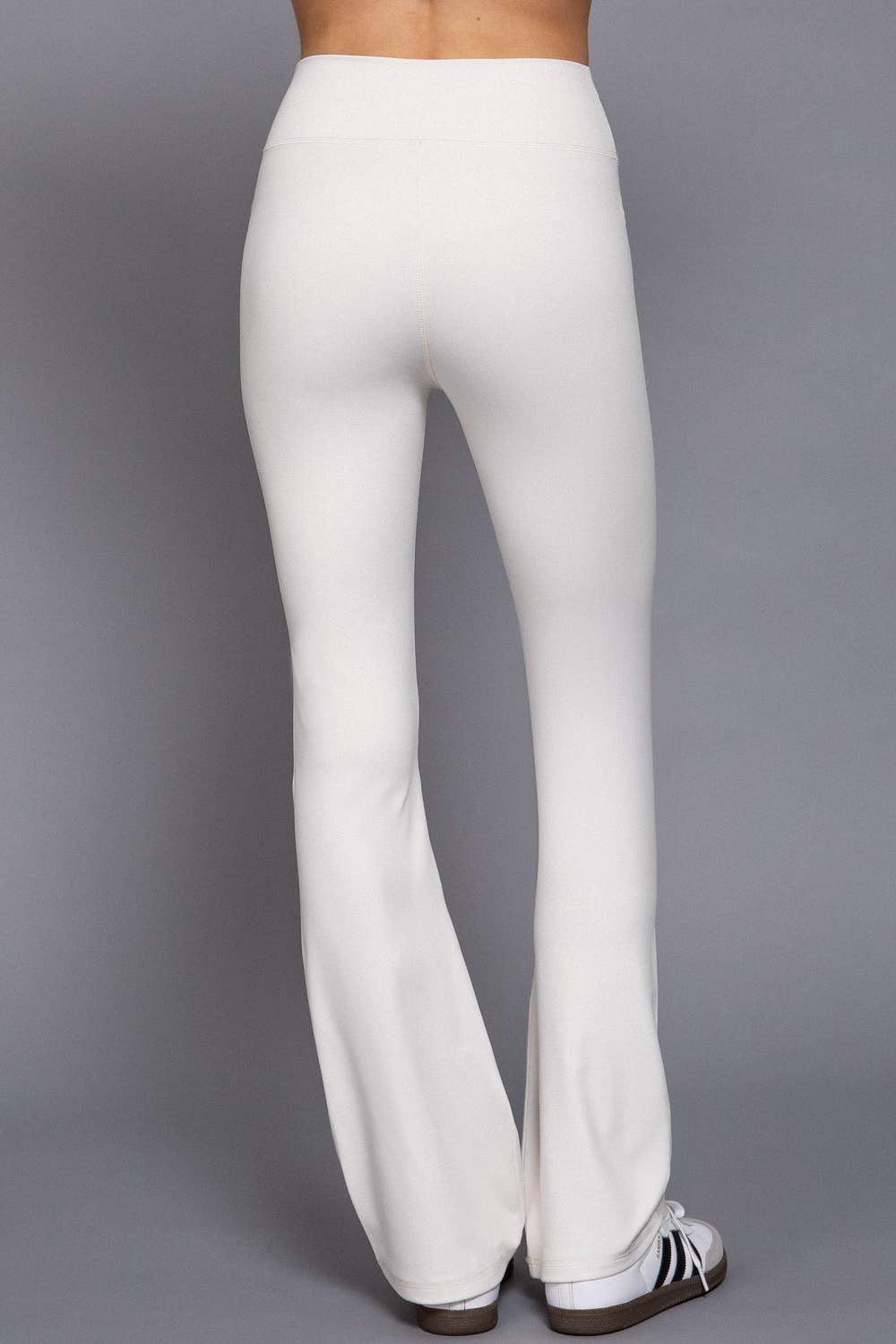 Active Basic | Active USA - Wholesale Athletic Pants - Women's - Waist Band Flare Stretch Workout Long Pants40