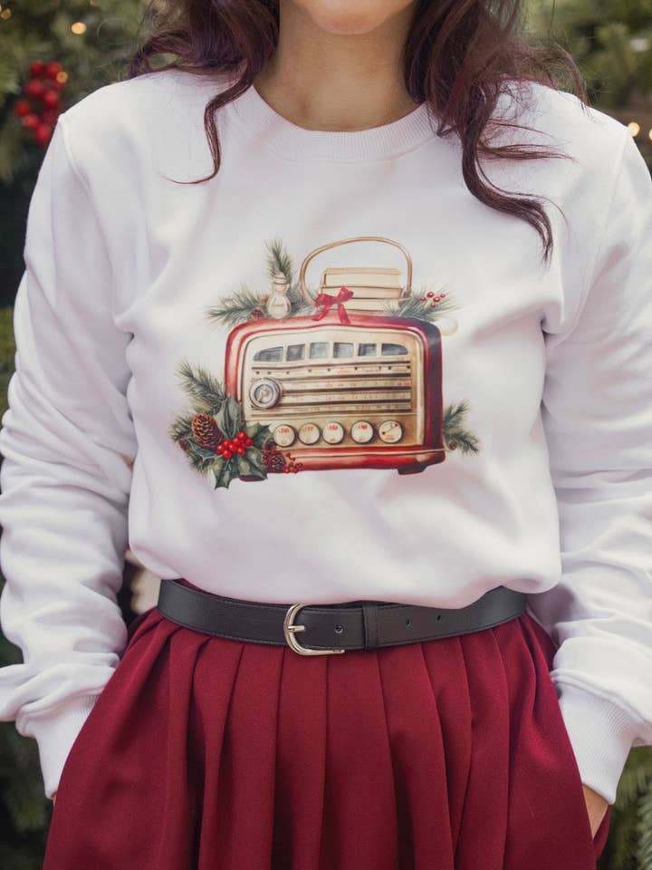Radio Sweatshirt for wholesale by Pivoine Signature