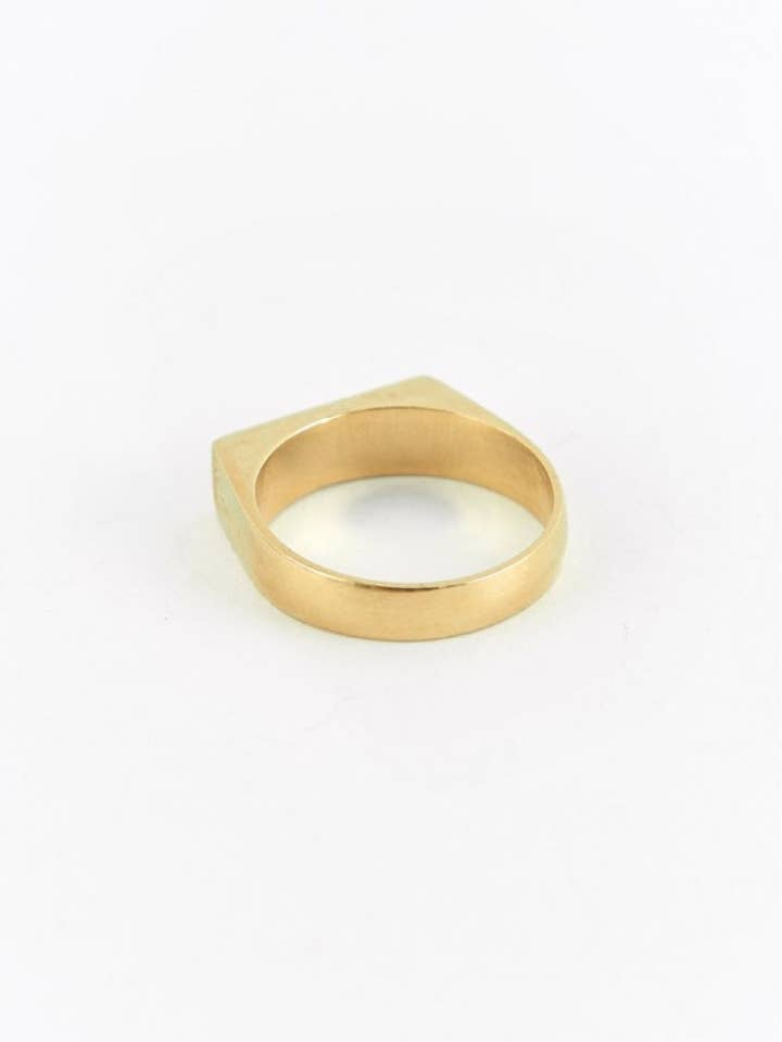 Bague . ADAM vermeil . for wholesale by Ombre Claire