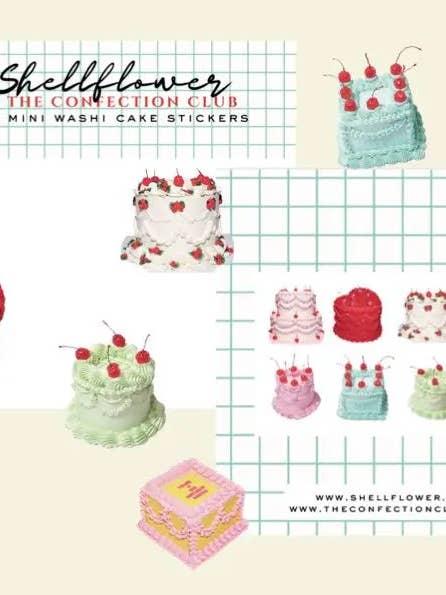 Kager Washi Flageklistermærker for engroshandel hos Shellflower