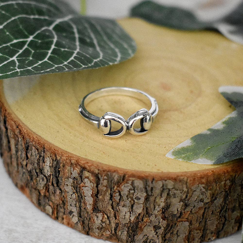 Kali Ma Designs - Sterling Silver Jewellery – Großhandel Band/Stapelring – Cavelli-Trenscheibenring