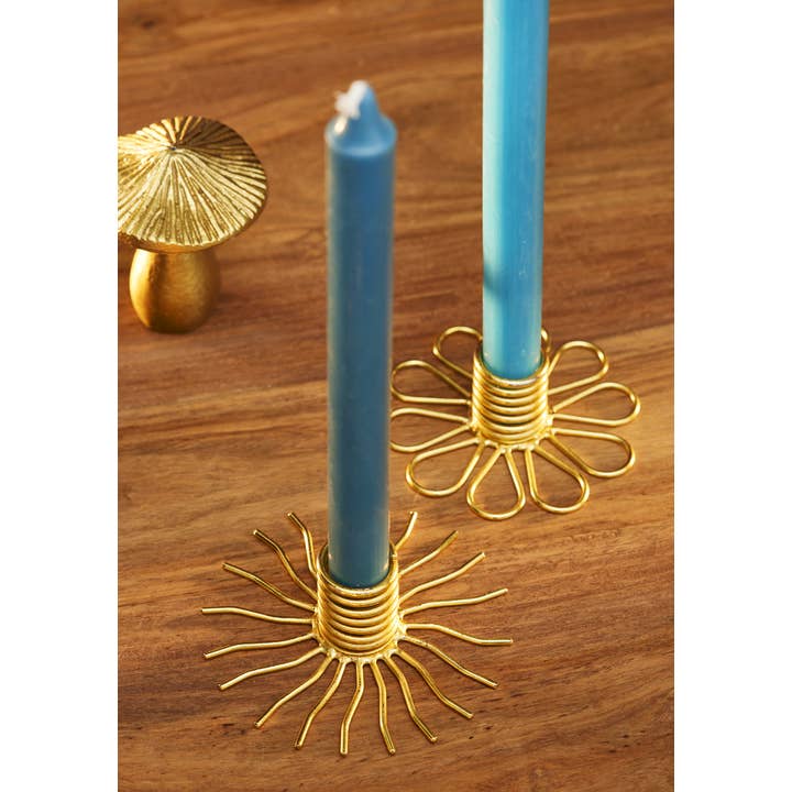 Namaste - Wholesale Candle Holder - Sun/Petal Candlestick Holder4