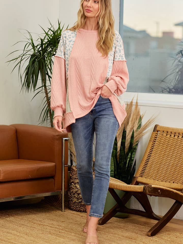 lovely melody - Wholesale Knit Sweater - Women's - LMT2950-New and Free Cable knit sweater