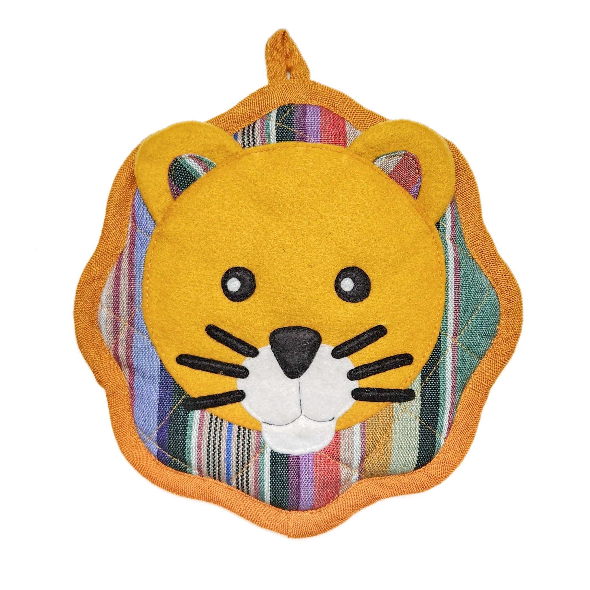 Upavim Crafts – wholesale Oven mitt/pot holder – Lion Dual-Purpose Trivet & Pot Holder4