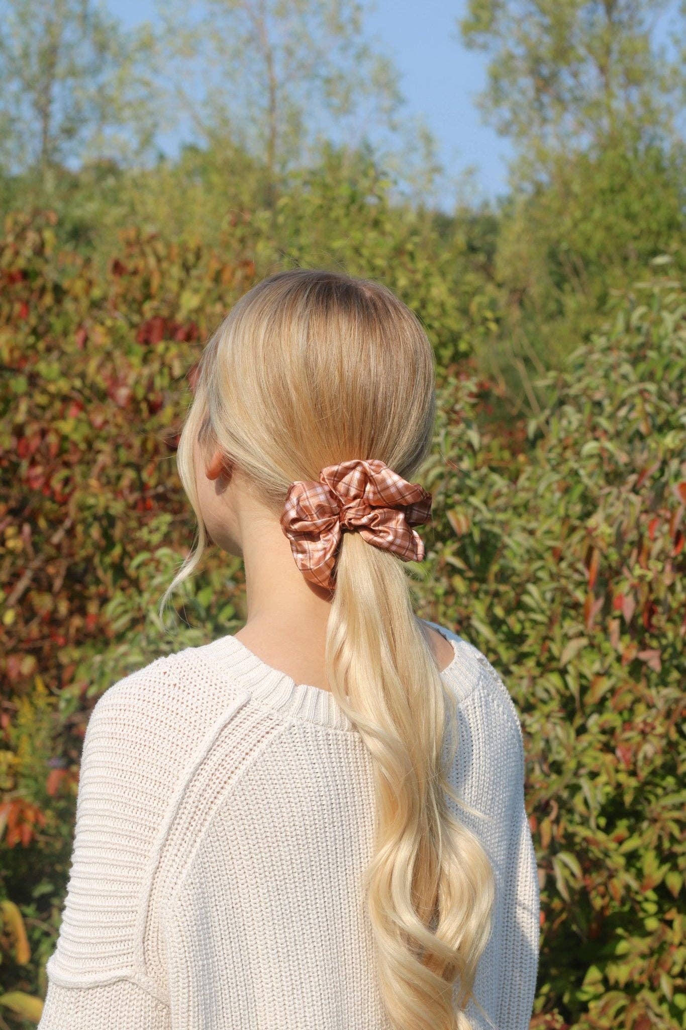 Beyond Scrunchies - Wholesale Scrunchie - Women's - SERENA - Printed Silk Scrunchie1