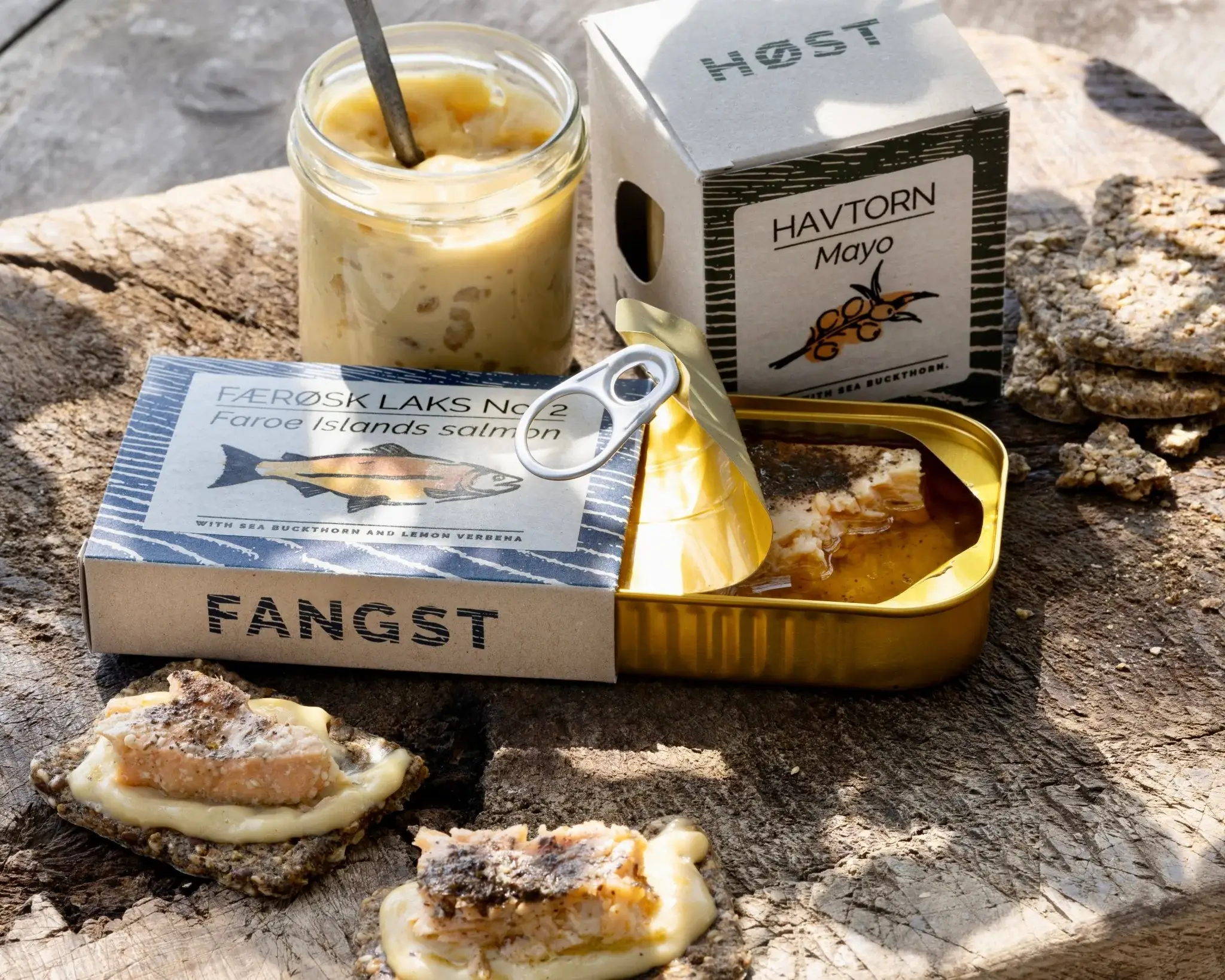 FANGST - Wholesale Tinned Fish - Fangst Færøsk Laks No. 2 with Sea Buckthorn & Lemon Verbena2
