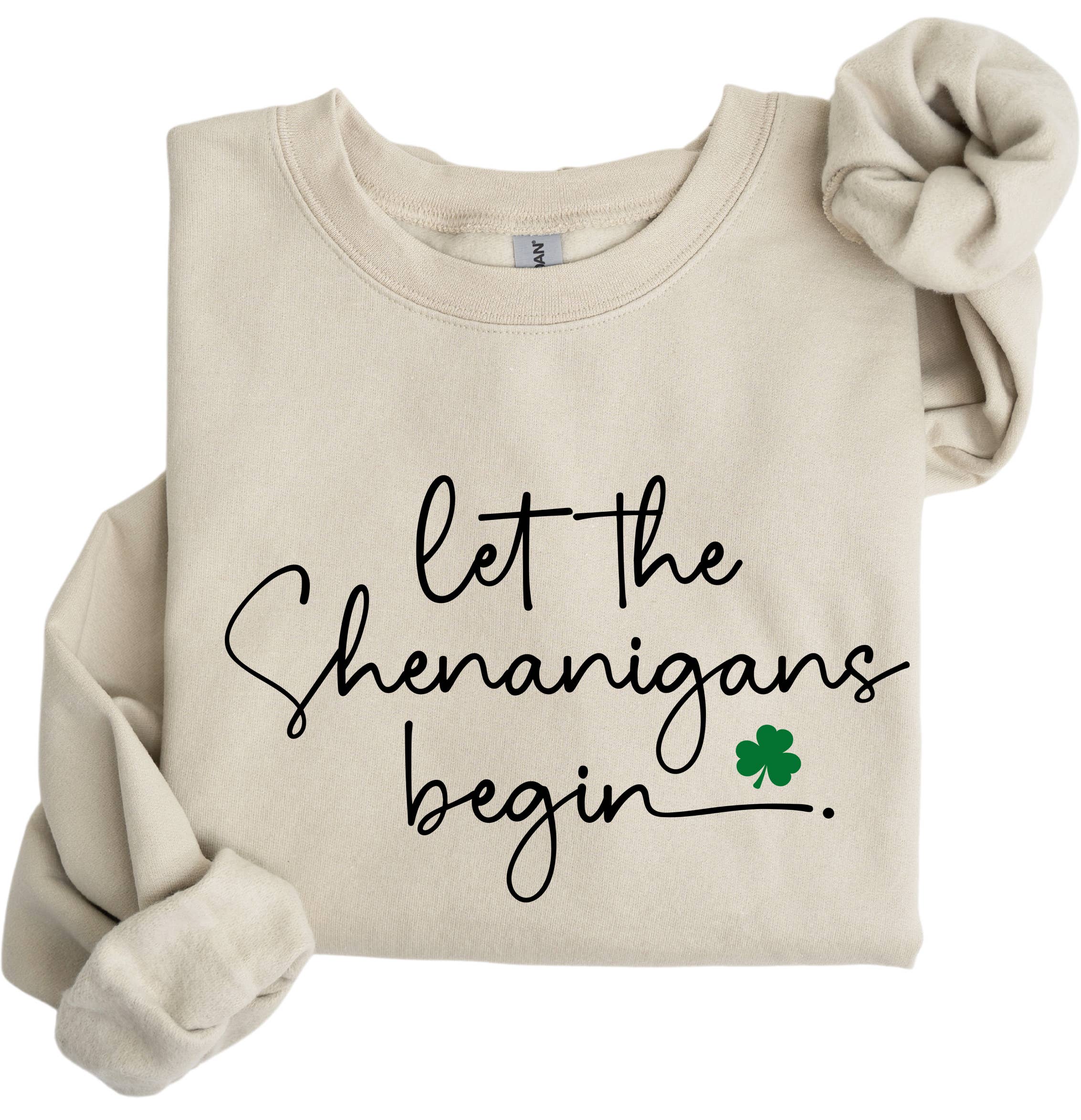 One Nine - Wholesale Graphic Sweatshirt - Women's - St Patricks Day sweatshirt/Irish Sweatshirt1