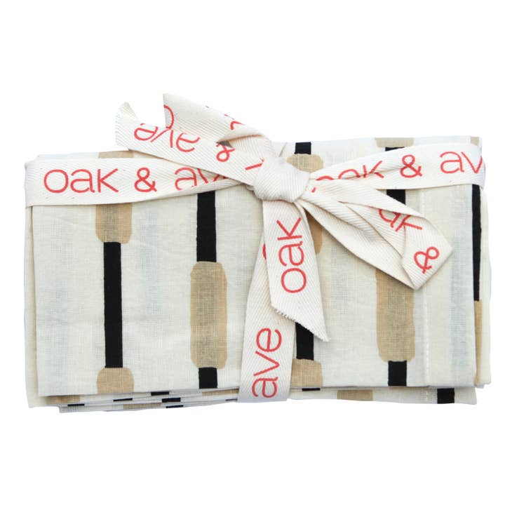 WHOLESALE - Bumpy Roads Napkin - Pack of 4 or 8 for wholesale by Oak & Ave