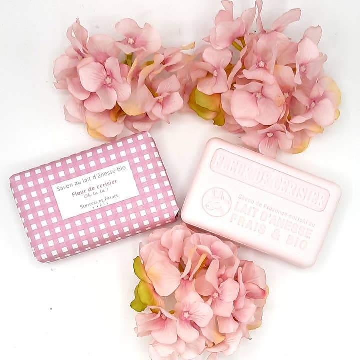 Senteurs De France - Wholesale Bar Soap - Vichy cherry blossom soap - Oh la la! So French!