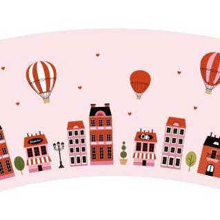 Spaghetti & Meatballs - Wholesale Disposable Cup - Paper Cups - Paris Valentine's Day Design3