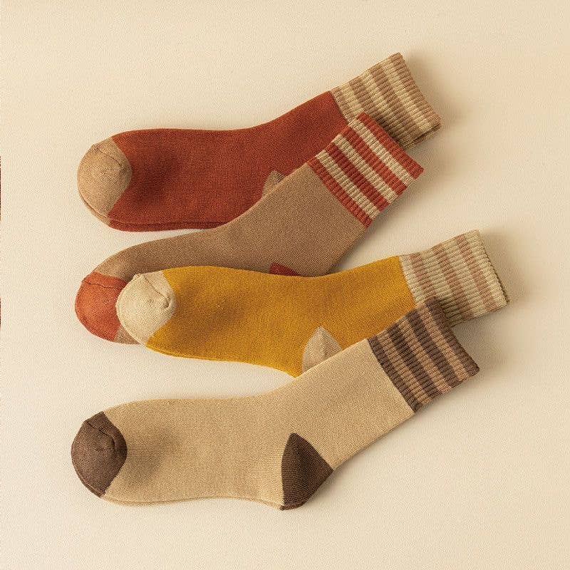 Tourtiwi - Wholesale Socks - Women's - Winter plus velvet thick warm cotton socks mid-tube socks14