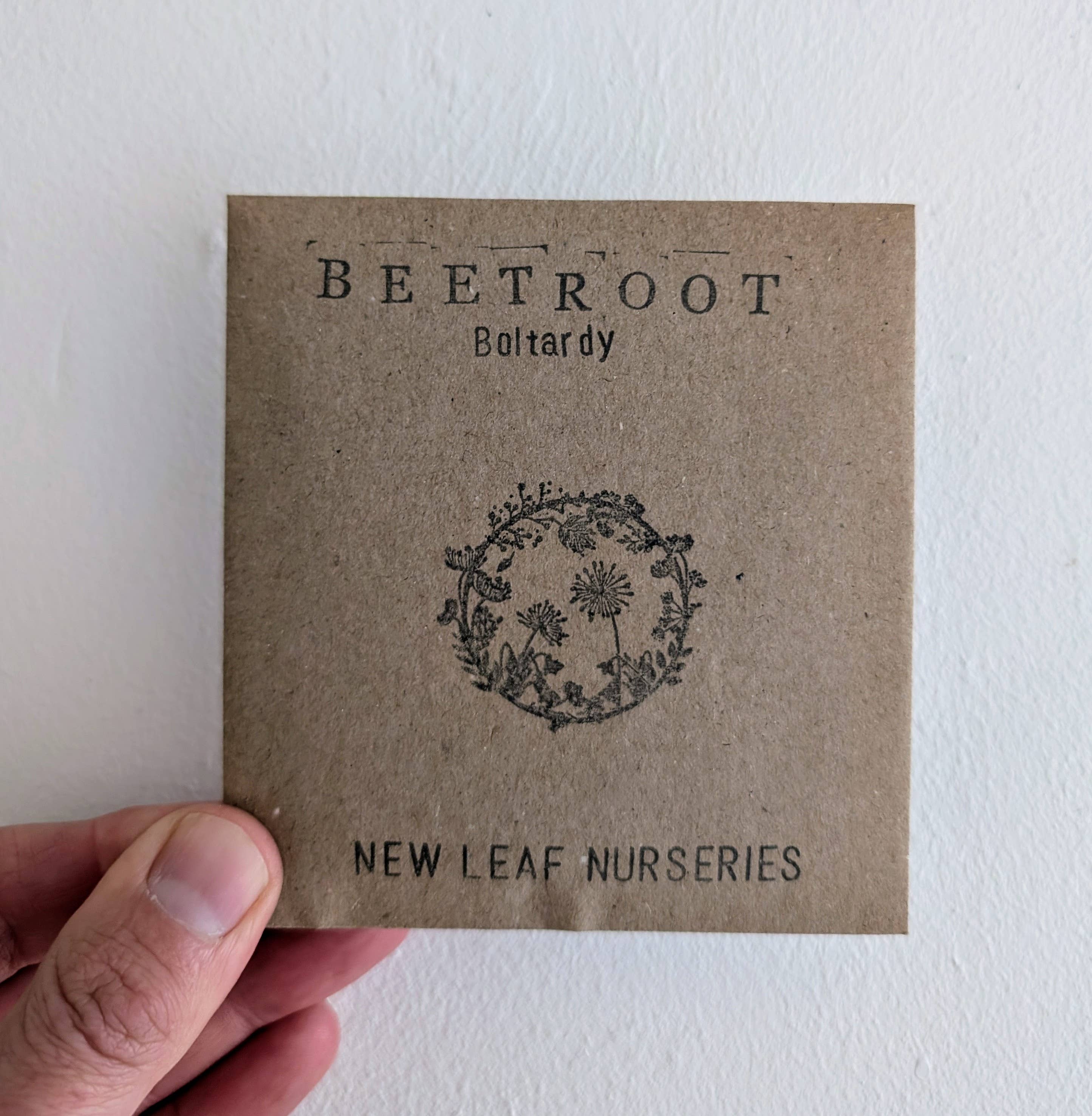 New Leaf Nurseries – wholesale Plant seeds – Beetroot 'Boltardy' Seeds