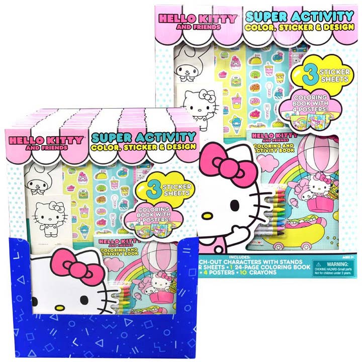 Hello Kitty Super Activity Set for wholesale by Deluxe Import Trading