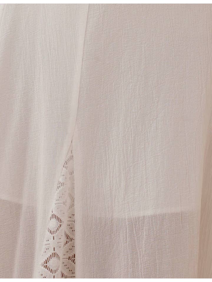 Ladies White Back Smocking Cami Top & Skirt Set SKST5KC1901 for wholesale on Faire15