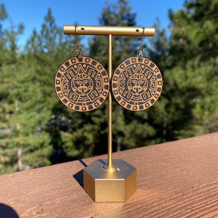 Eres Una Maravilla - Venta al por mayor Pendientes colgantes - Calendario azteca (impreso en 3D, varios colores)