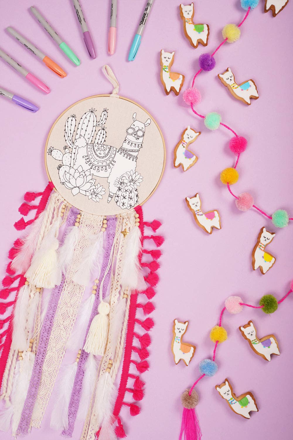 MANIK - Wholesale DIY Craft Kit - Kids - DIY Dreamcatcher Paint Kit craft kit + 5 SHARPIES13